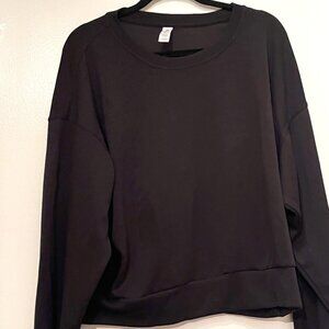 Soft Light/Scuba. Natalia Black Sweatshirt by 90 Degree By‎ Reflex (XL)